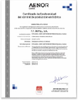 Certificado conformidad