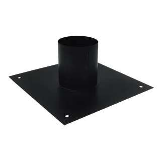 image from Embellecedor pasamuros negro 300 x 300 mm
