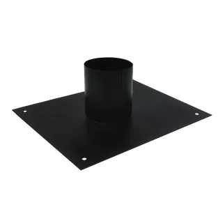 image from Embellecedor pasamuros negro 300 x 500 mm