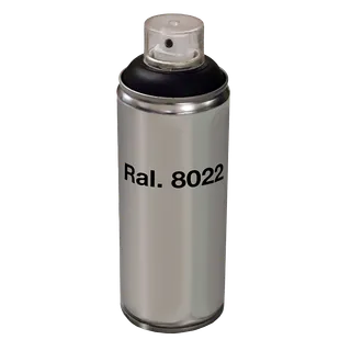 image from Spray DW BLACK 400 ml. - Ral 8022 Negro