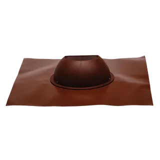 image from Cubreaguas de aluminio marrón 5-30º