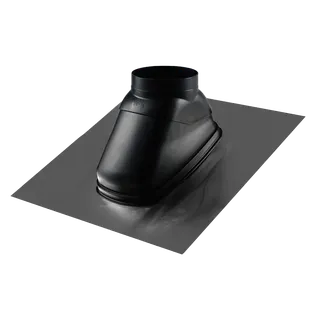 image from Cubreaguas de aluminio negro 25-50º